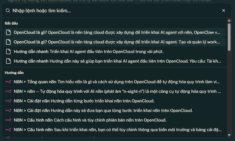 Tìm kiếm toàn văn trong tài liệu