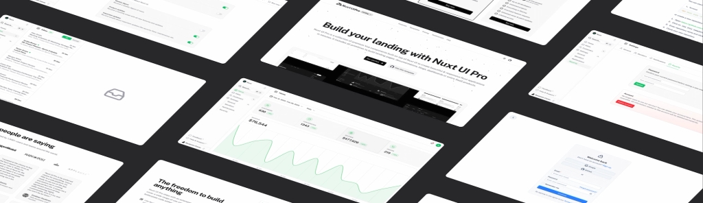 Bảng điều khiển đẹp mắt với Nuxt UI